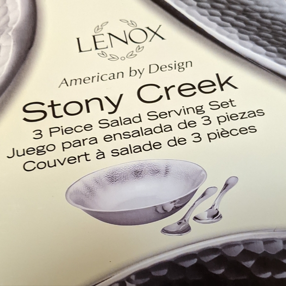 Lennon Stony Creek - three-piece salad serving set.